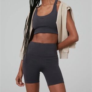 Kith Women Jen Biker Short in Battleship XS NWT